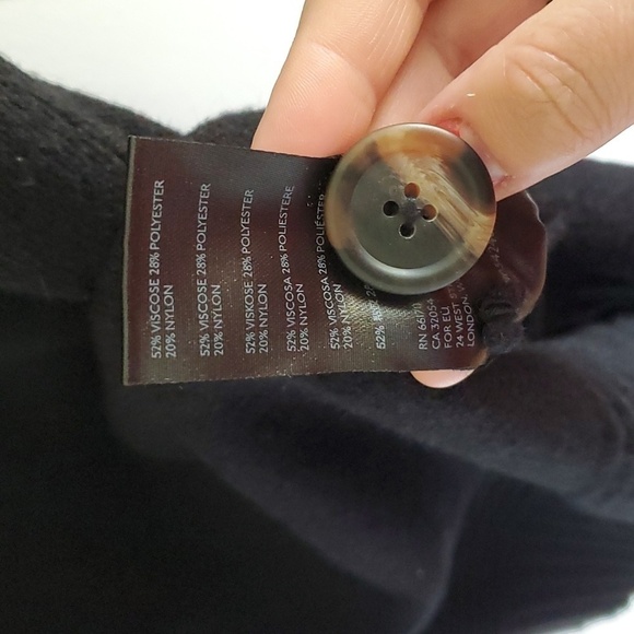 Anthropologie Tunic Sweater Margarita in black size small - Picture 5 of 8